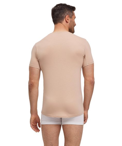 Falke Crew-Neck Undershirt — Camel