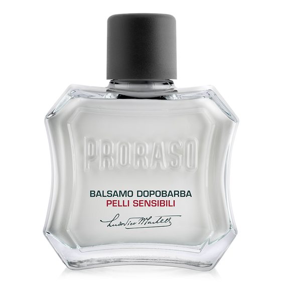 Balzam po holení Proraso White pre citlivú pokožku - zelený čaj (100 ml)