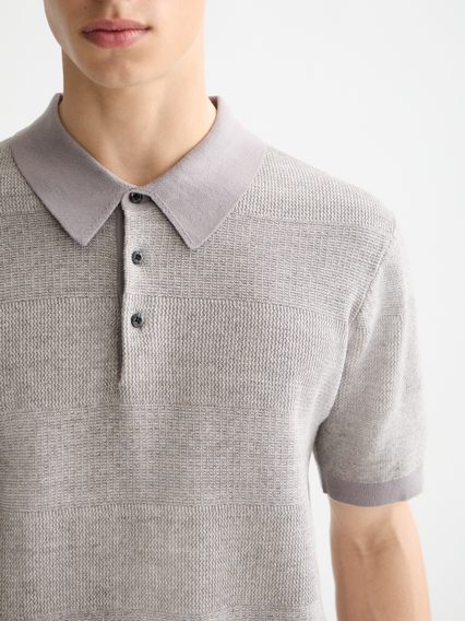 Scotch & Soda — Polo Grey Melange