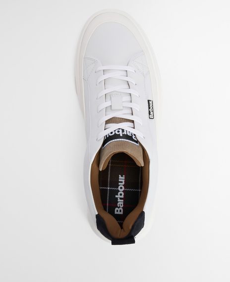 Barbour Stannington Trainers — White