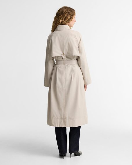 Barbour Antonella Showerproof Trench Coat — Fawn