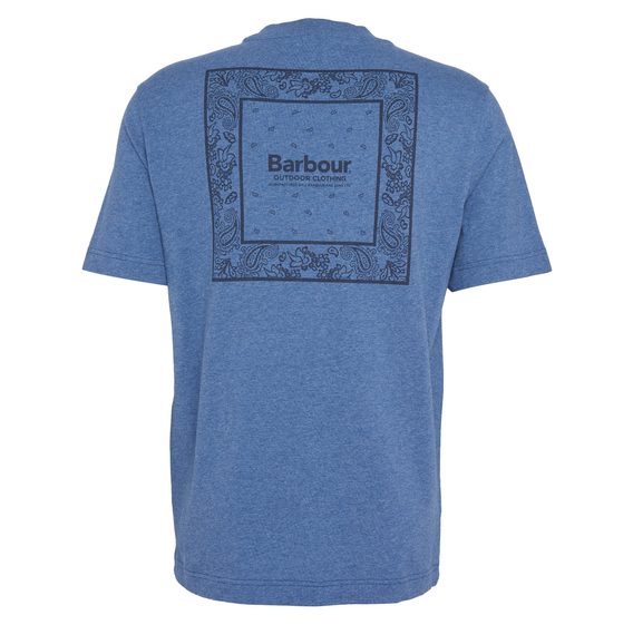 Barbour Thornley Relaxed Graphic T-Shirt — Chambray