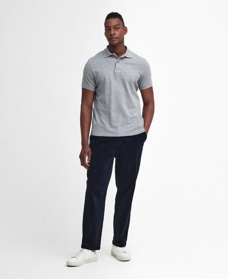 Barbour Stretch Cord Relaxed Trousers — Dark Navy