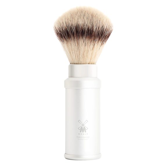 Mühle TRAVEL Shaving Brush (Silvertip Fibre®, Aluminium)
