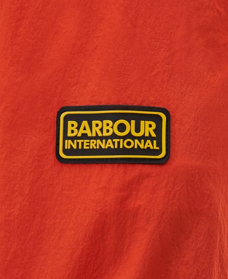 Barbour International Inlet Overshirt — Spicy Orange