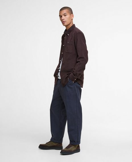 Barbour Ramsey Tailored Shirt — Chocolate