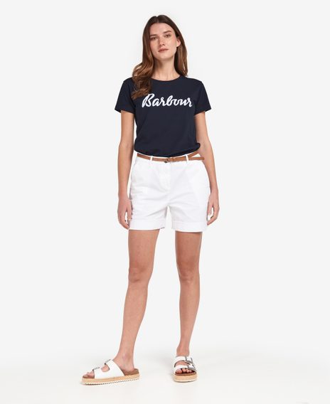 Barbour Chino Shorts — Classic White