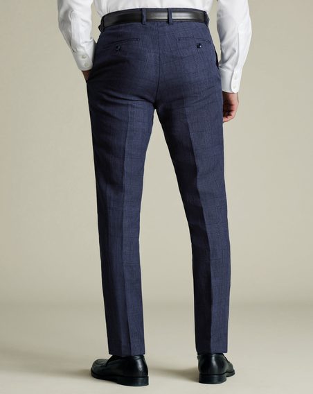 Charles Tyrwhitt — Linen Check Pants