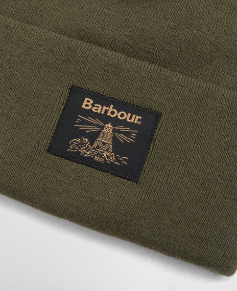 Barbour Harton Beanie — Deep Olive