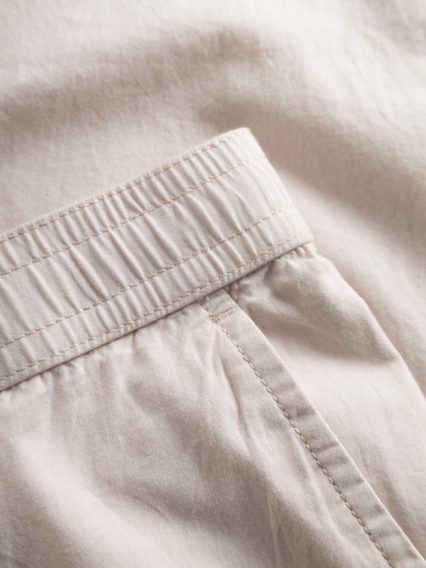 Bazár: Voľné nohavice z organickej bavlny Knowledge Cotton Apparel Loose Slack Pants - Light Feather Gray - L