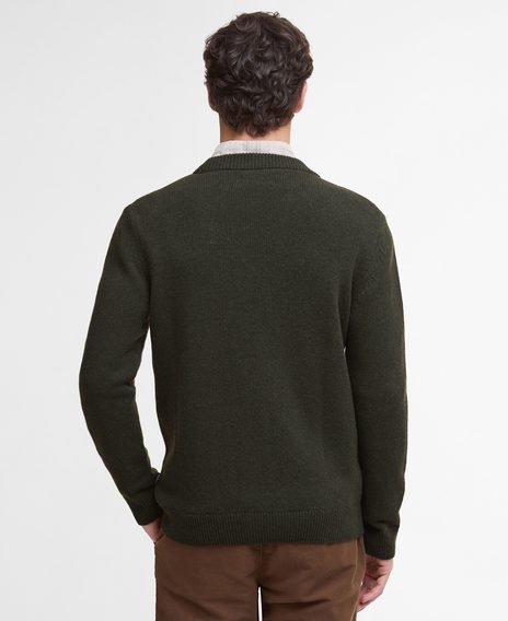 Barbour Mainland Cardigan — Olive
