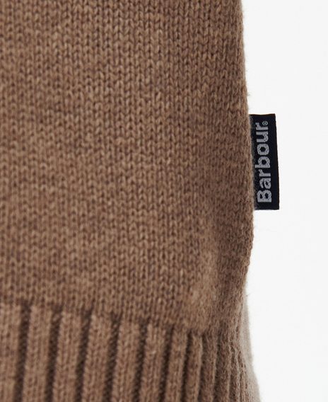 Barbour Steetley Roll-Neck Jumper — Military Brown