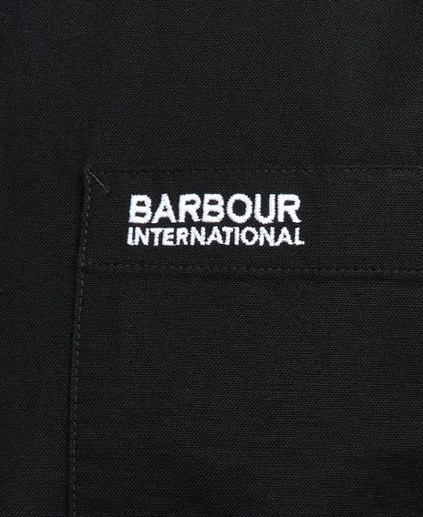 Barbour International Kinetic Tailored Shirt — Classic Black