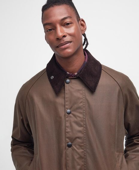 Barbour Beaufort Wax Jacket — Bark