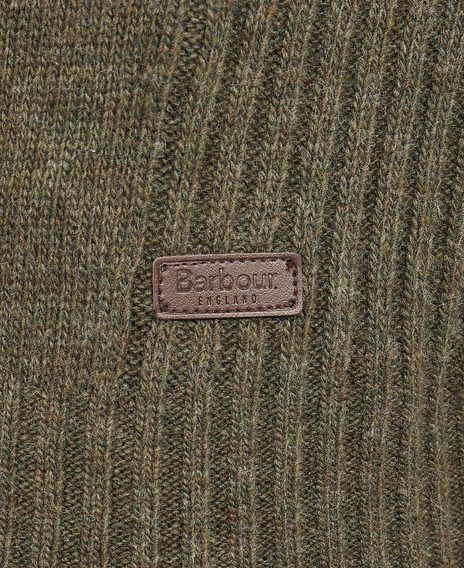 Barbour Nelson Essential Half Zip Sweatshirt — Seaweed