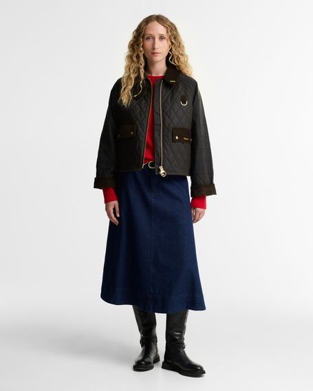 Barbour Reimagined Icons Tartan Quilted Spey Waxed Jacket
