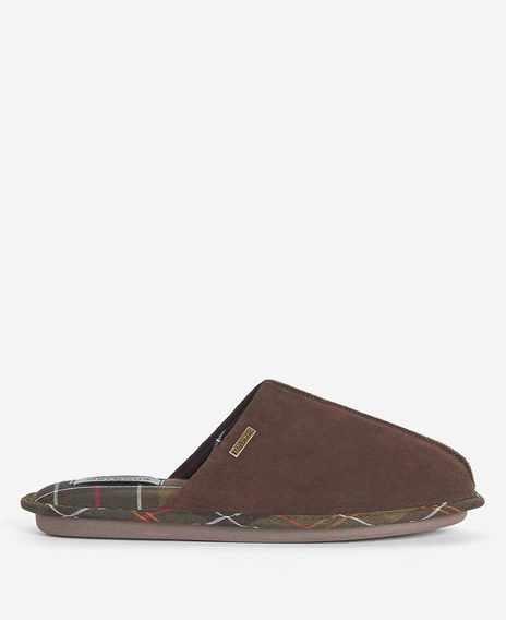 Barbour Foley Slippers — Brown