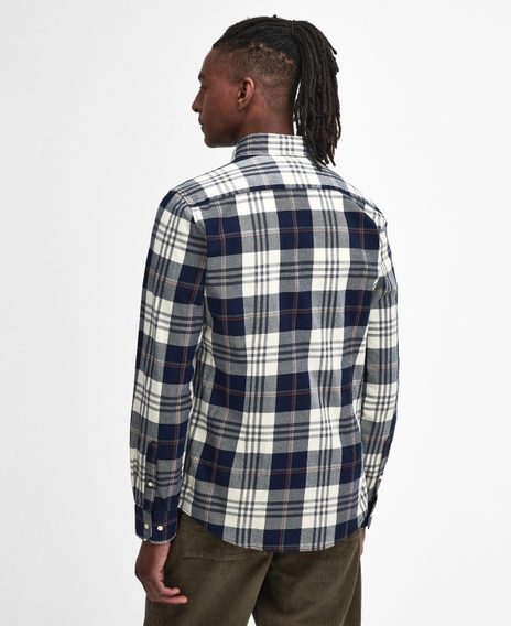 Barbour Edgar Tailored Shirt — Navy
