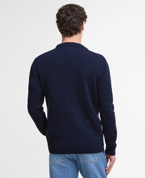Barbour Mainland Cardigan — Navy