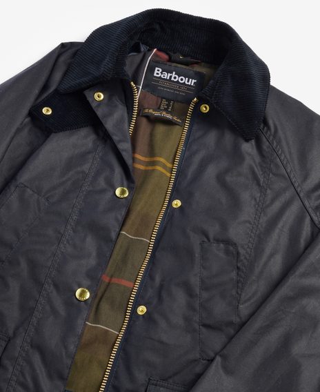 Barbour Modern Beadnell Waxed Jacket — Navy