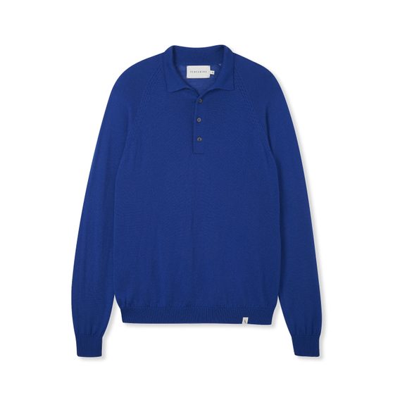 Peregrine Beauford Polo Shirt — Cobalt