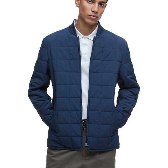 Barbour Elmstone Quilted Jacket — Navy