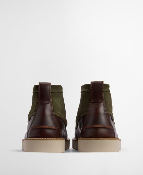 Barbour Hadston Chukka Boots — Olive