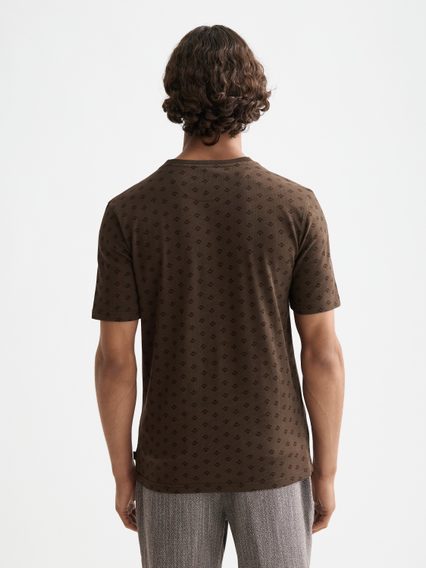 Scotch & Soda — Jacket T-Shirt Micro Geo Demitasse Aop