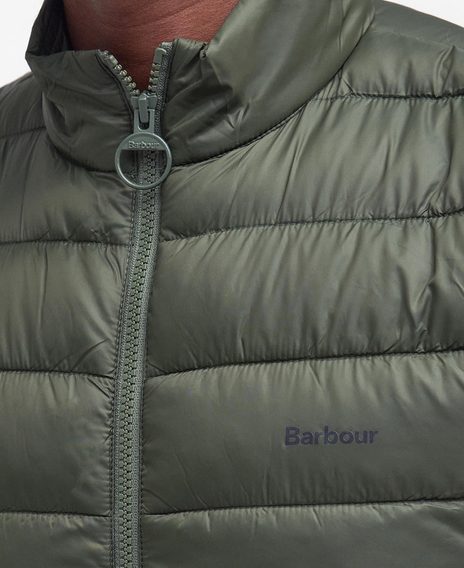 Barbour Bretby Puffer Gilet — Olive