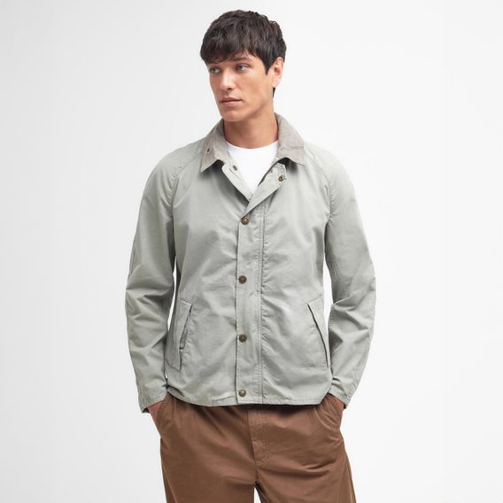 Barbour Tracker Casual Jacket — Forest Fog