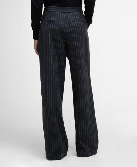 Barbour Blakely Striped Wide-Leg Trousers