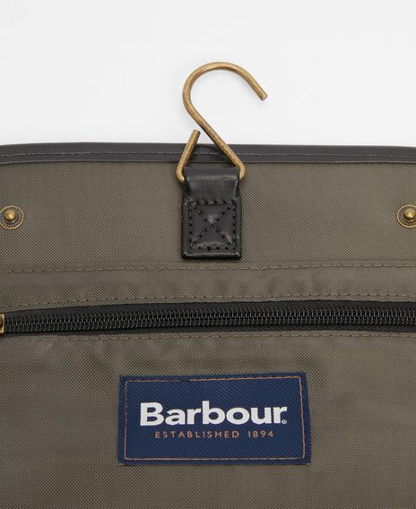 Barbour Tartan Hanging Washbag