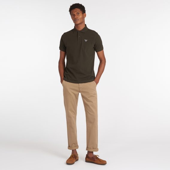 Klasické chinos Barbour Neuston Twill - Stone