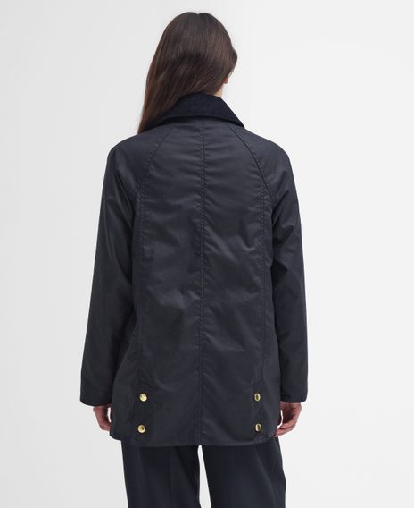 Barbour Modern Beadnell Waxed Jacket — Navy
