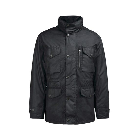 Barbour Sapper Wax Jacket — Black