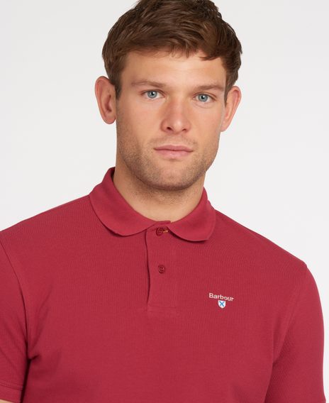 Barbour Sports Polo Shirt — Iron Ore