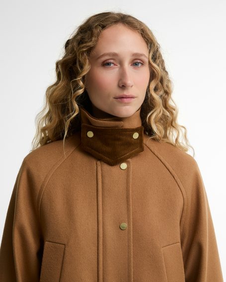 Barbour Women's Bedale Wool Coat — Beige