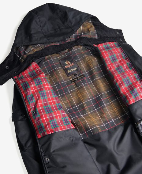 Barbour × Baracuta Clayton Wax Jacket — Black