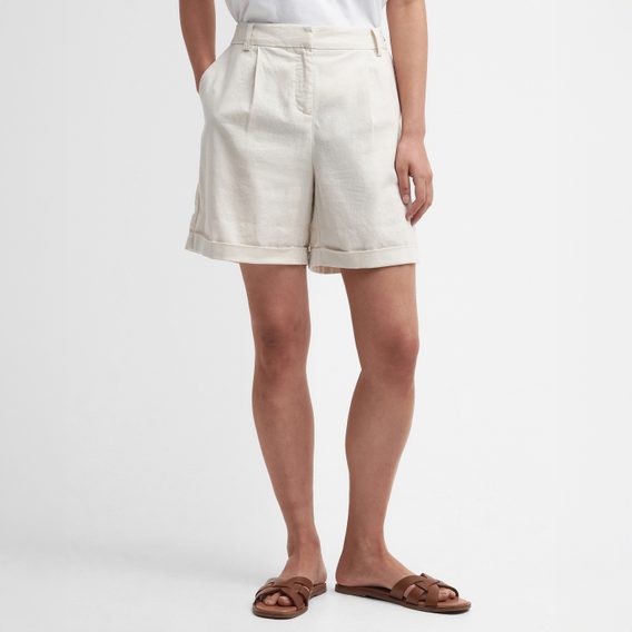 Barbour Darla Tailored Shorts — French Oak