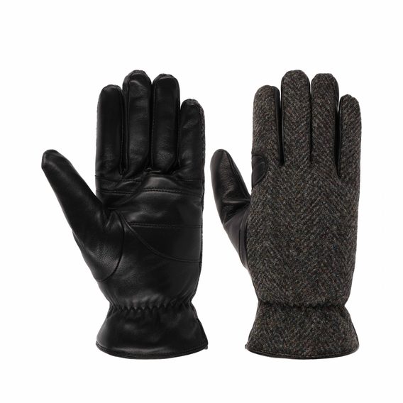 Stetson — Sheepskin & Harris Tweed Gloves