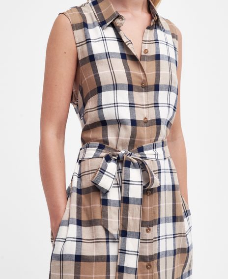 Barbour Caroline Tartan Midi Dress