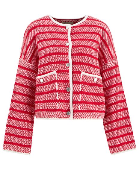 Barbour Polly Striped Cardigan