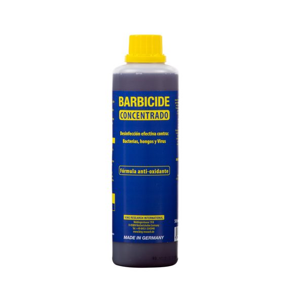 Koncentrovaný dezinfekčný prípravok na holičské nástroje Barbicide (500 ml)