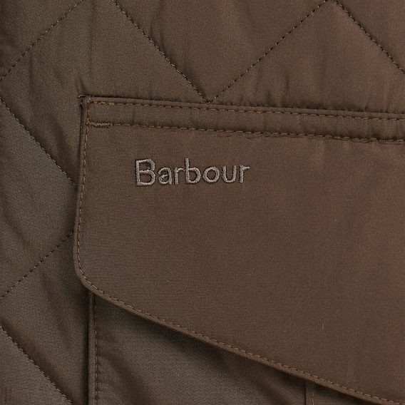 Barbour Devon Quilted Jacket — Olive