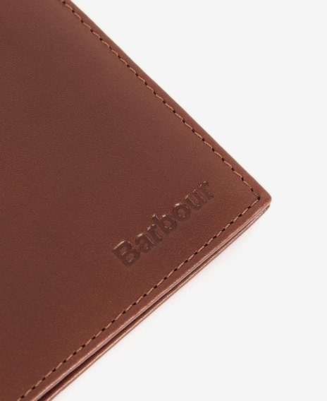 Barbour Colwell Leather Billfold Wallet