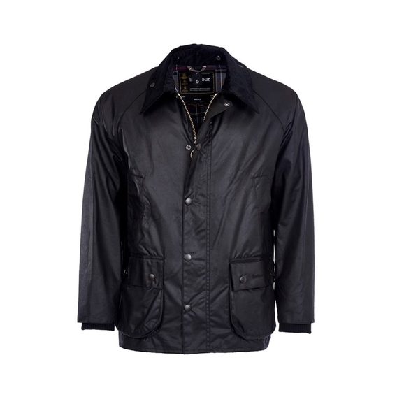 Barbour Bedale Wax Jacket — Black
