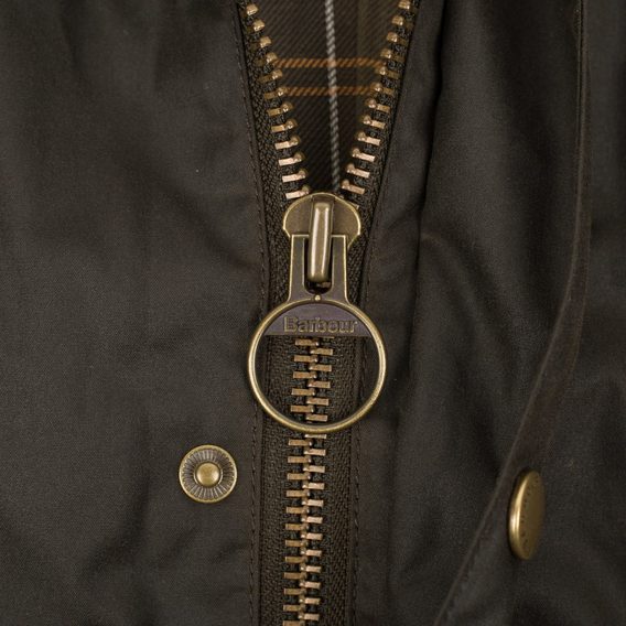 Barbour Ashby Wax Jacket — Olive