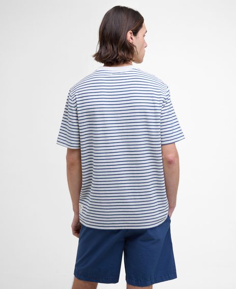 Barbour Frensham Striped T-Shirt — Oatmeal
