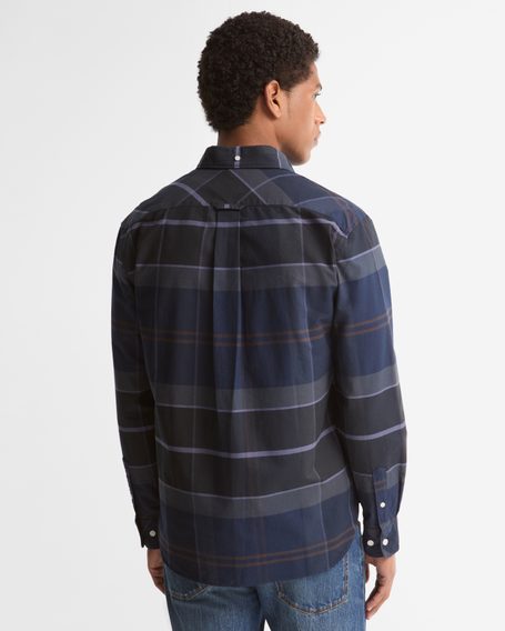 Barbour Mineral Tartan Dunoon Authentic Shirt — Midnight Loch