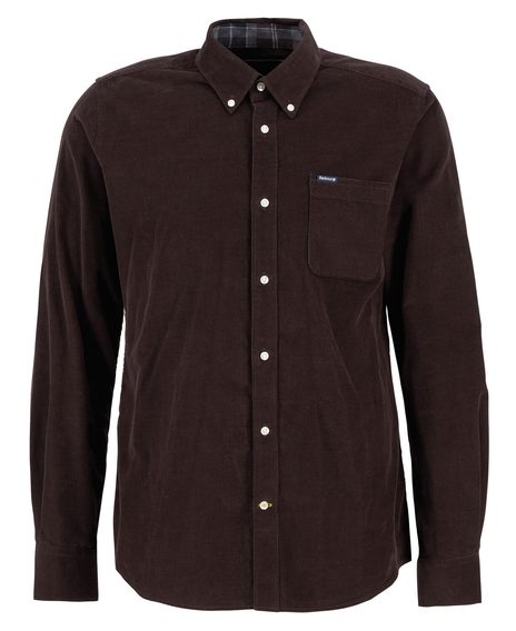 Barbour Ramsey Tailored Shirt — Chocolate